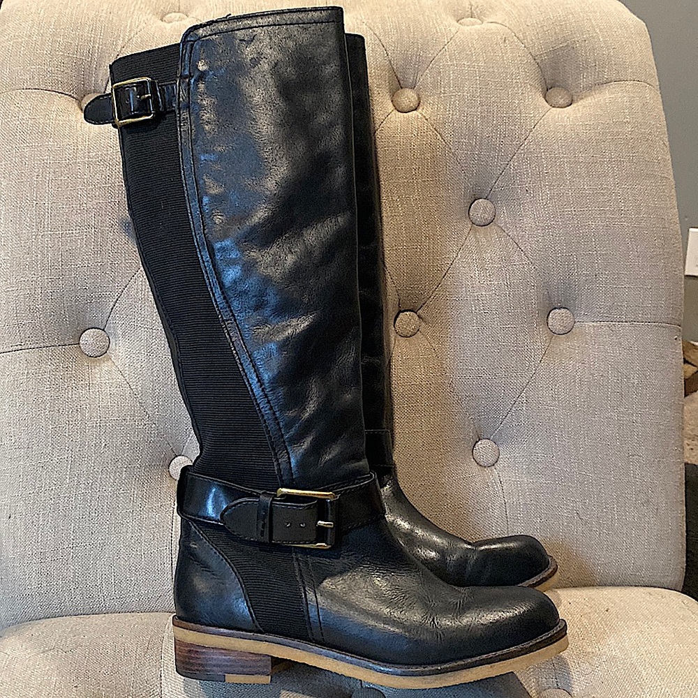 Lucky Brand black Leather boots